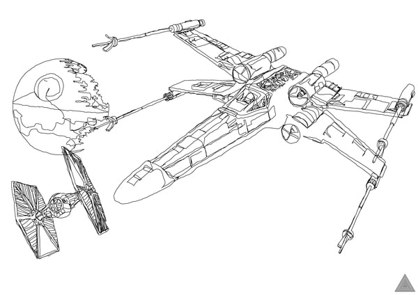 one-line-star-wars-drawings