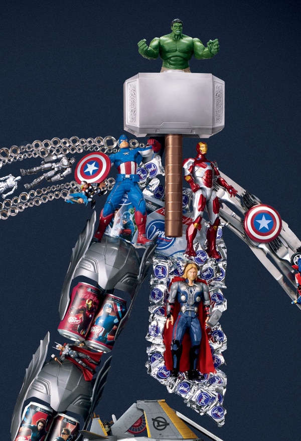 the-avengers-recycled-sculptures