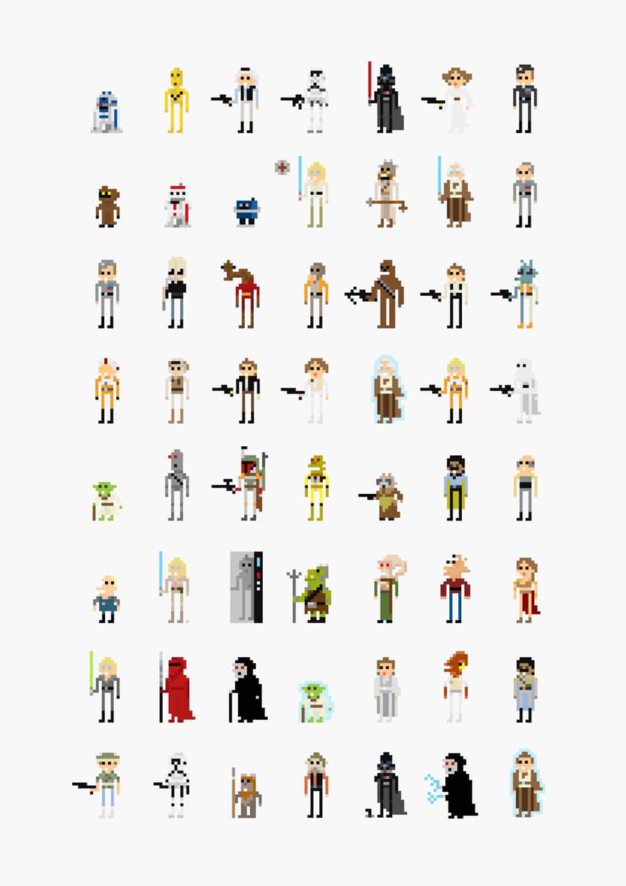 8-bit-movie-characters 8-bit-movie-characters