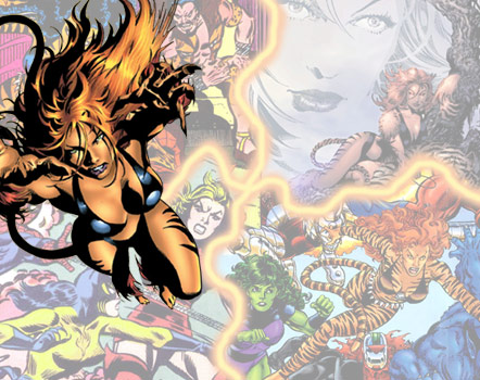 The feline Greer Nelson