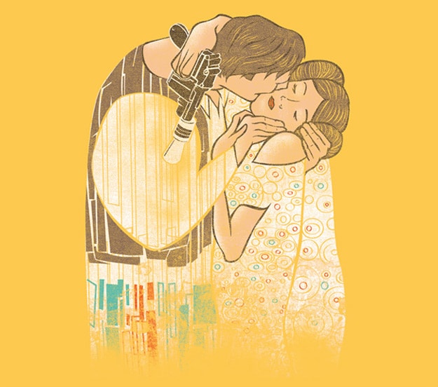 Han-Leia-The-Kiss Han and Leia The Kiss