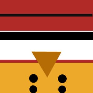 Minimalist design of Negaduck Minimalist design of Negaduck