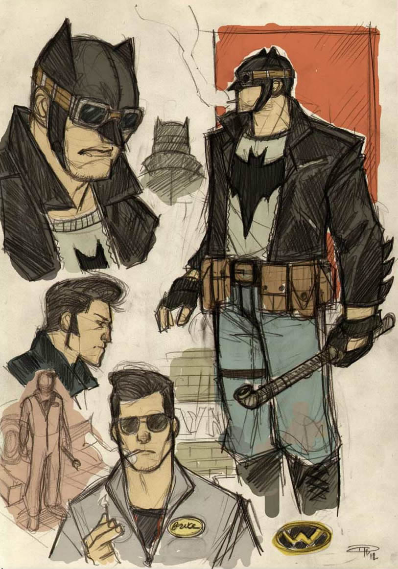 Rockabilly Batman Concept Denis Medri Rockabilly Batman Concept Denis Medri