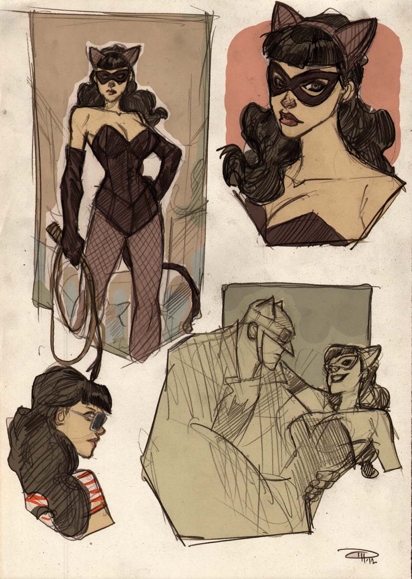 Rockabilly Catwoman concept Denis Medri Rockabilly Catwoman concept Denis Medri