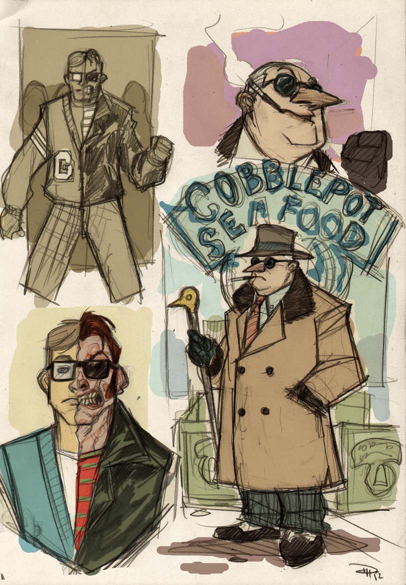 Rockabilly Two Face and Penguin Rockabilly Two Face and Penguin