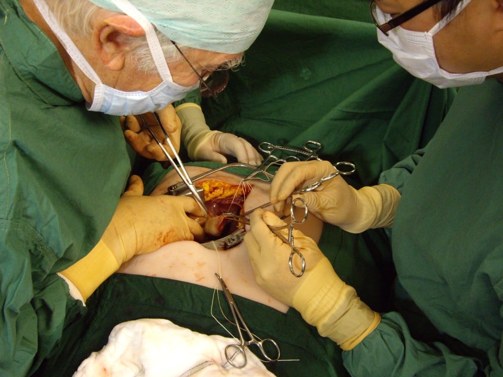 surgeons in operating room