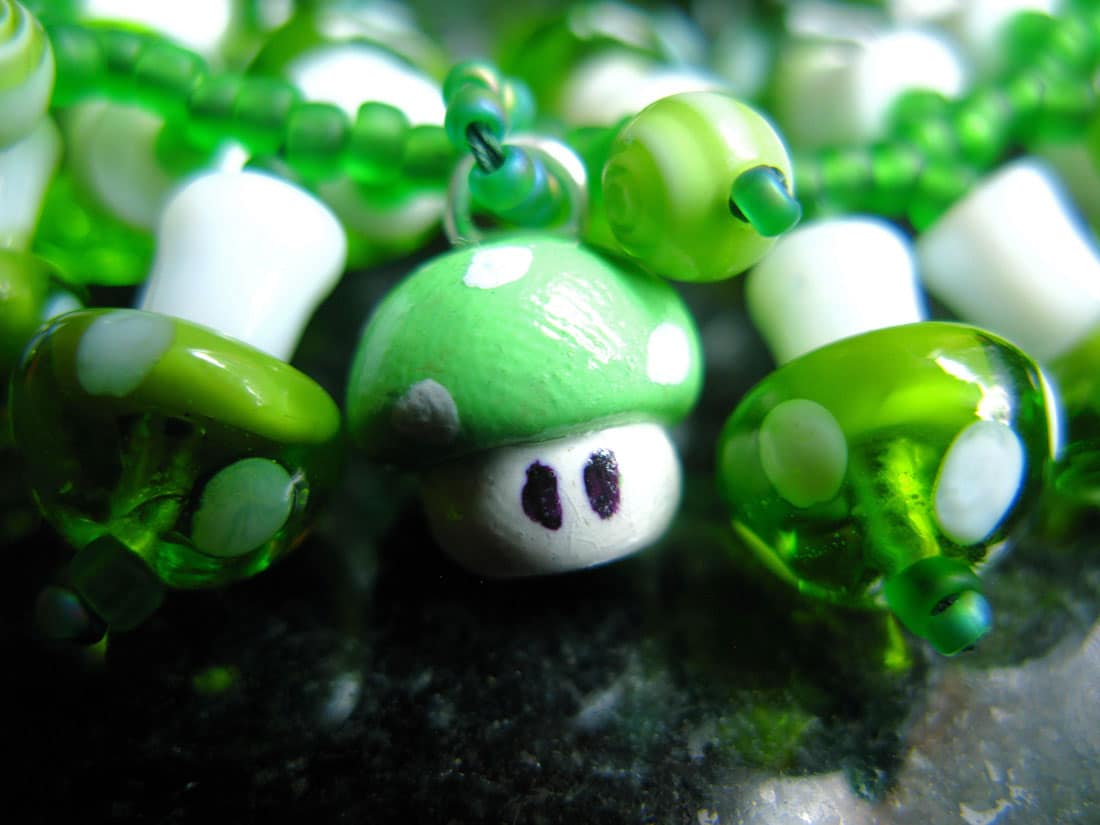 Mario-Mushroom-Charm-Bracelet Mario-Mushroom-Charm-Bracelet