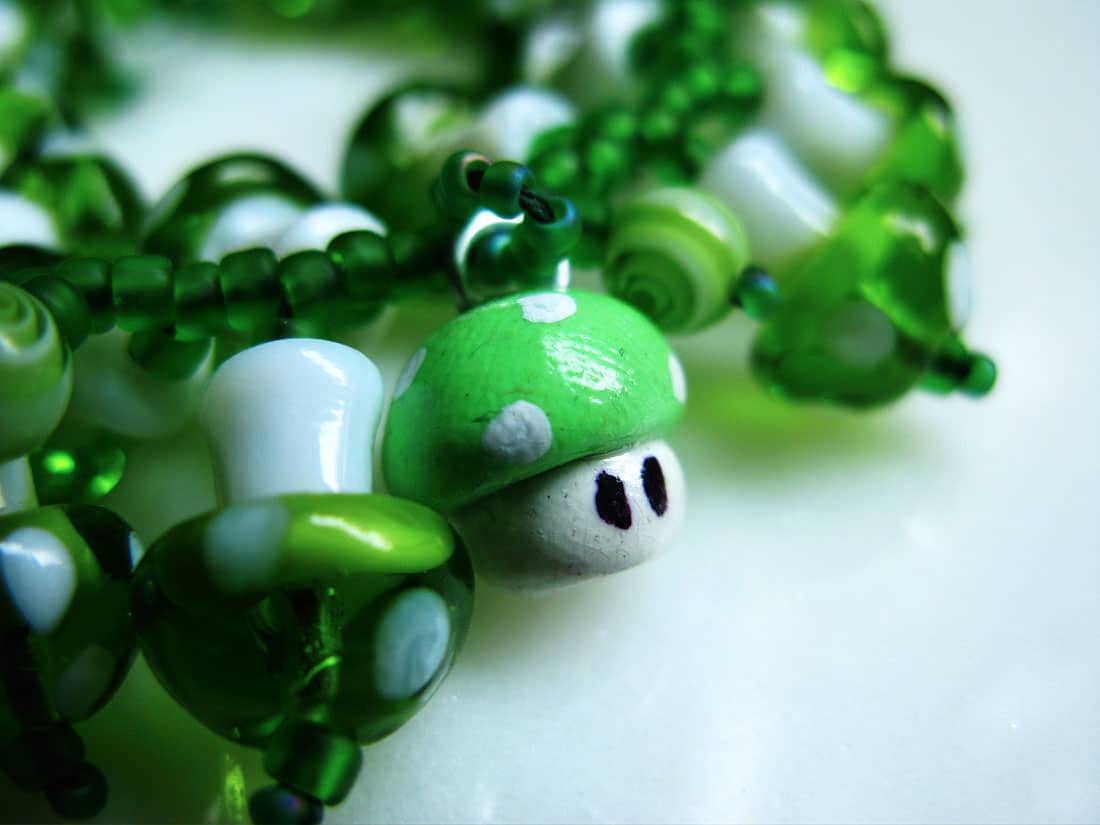 Mario-Mushroom-Charm-Bracelet Mario-Mushroom-Charm-Bracelet