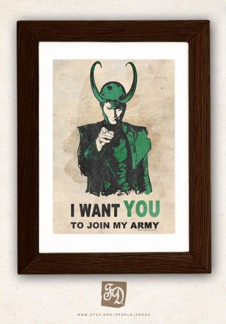 Join Loki's Army Print