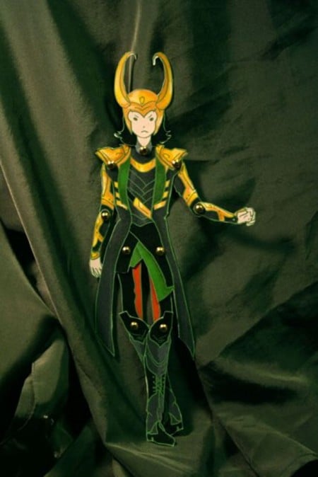 Loki Paper Doll Puppet
