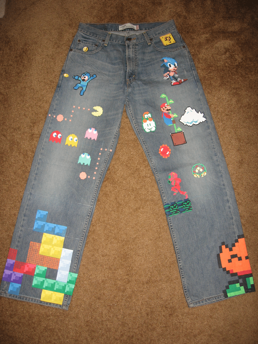 retro-jeans-gaming-fashion retro-jeans-gaming-fashion