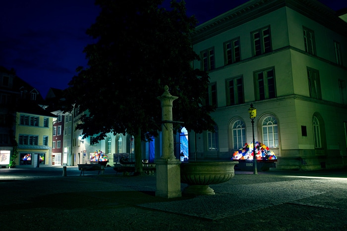 Illuminated-Trash-Garbage-Installation Illuminated-Trash-Bags-Garbage-Installation