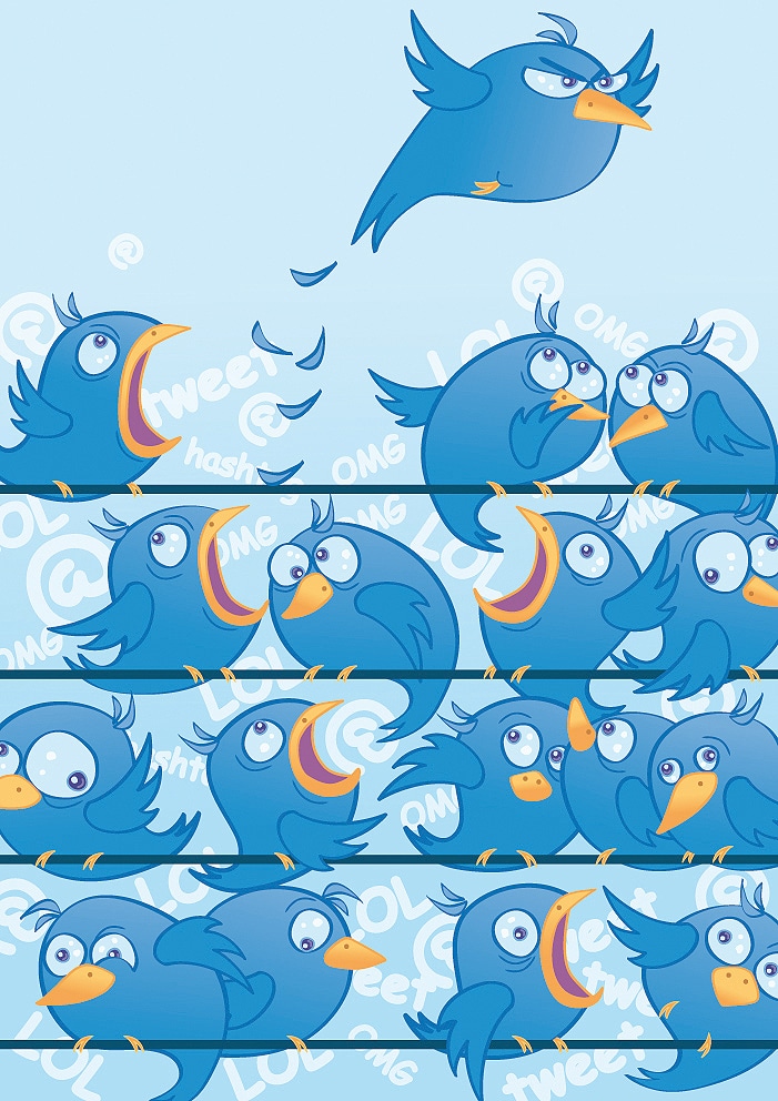 Lots-Of-Twitter-Birds-Tweet