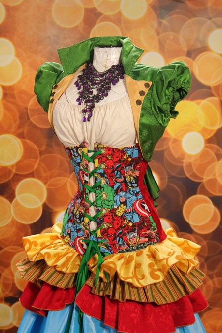 Avengers Superhero Long Corset Avengers-Fangirl-Superhero-Long-Corset