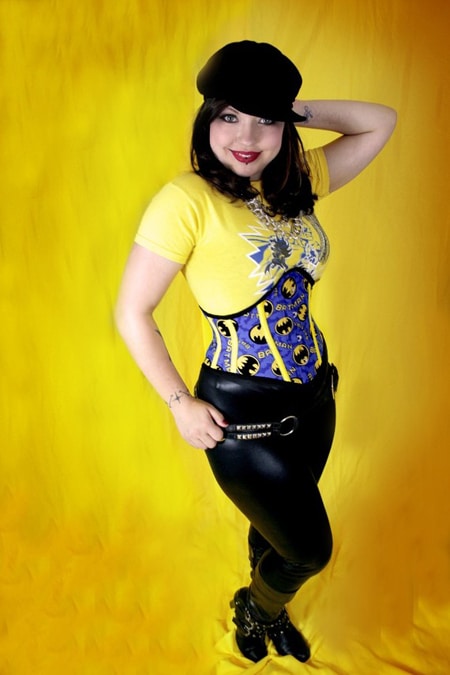 Batman Waist Cincher Corset Avengers-Fangirl-Superhero-Long-Corset