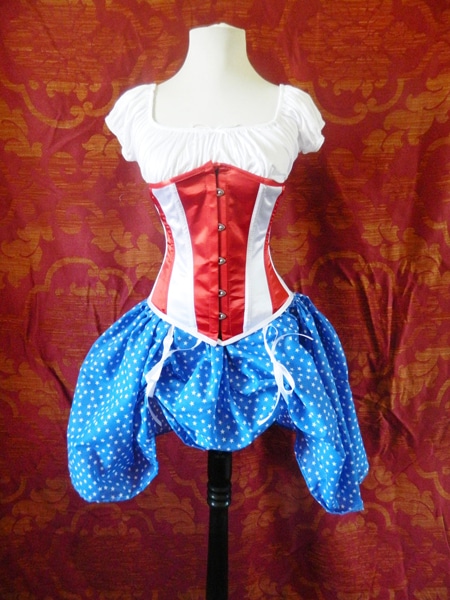 Captain America Long Corset Avengers-Fangirl-Superhero-Long-Corset