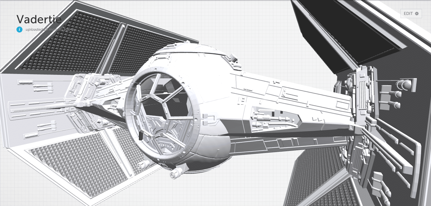 interactive-3d-model-tie-fighter interactive-3d-model-tie-fighter