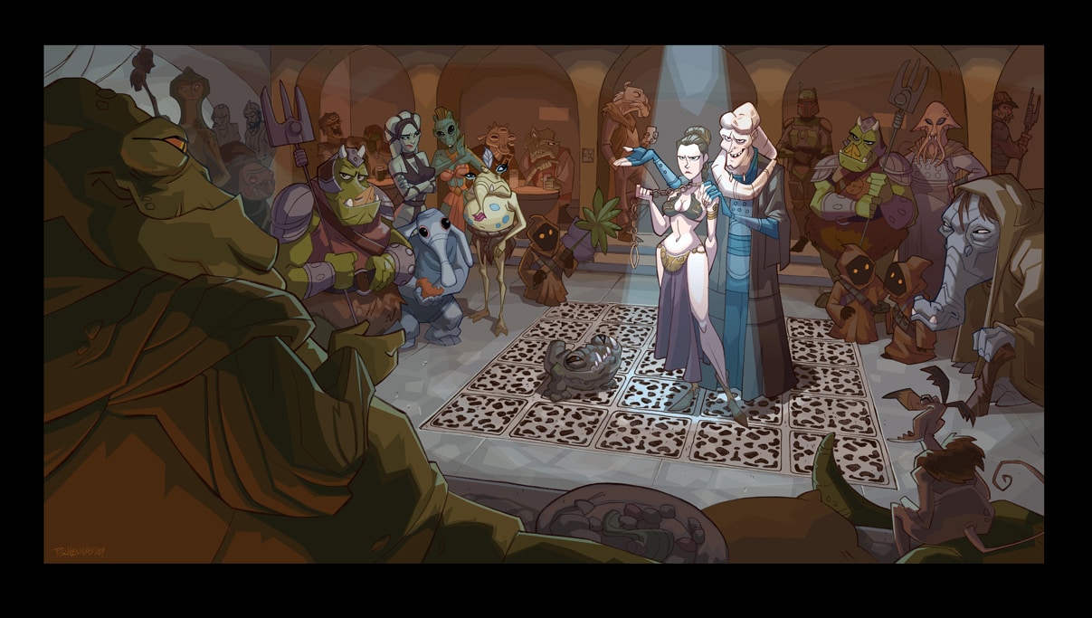 star-wars-luke-art star-wars-cartoon-art