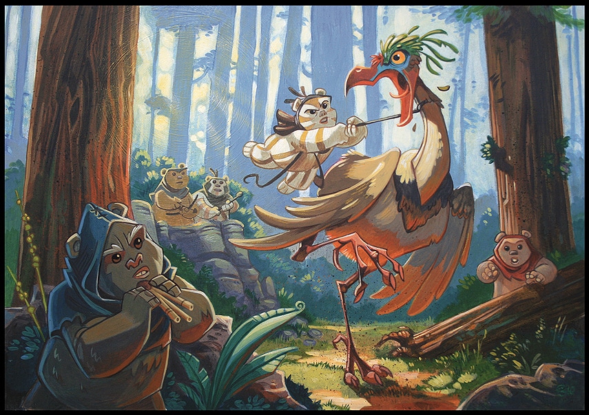 star-wars-luke-art star-wars-cartoon-art