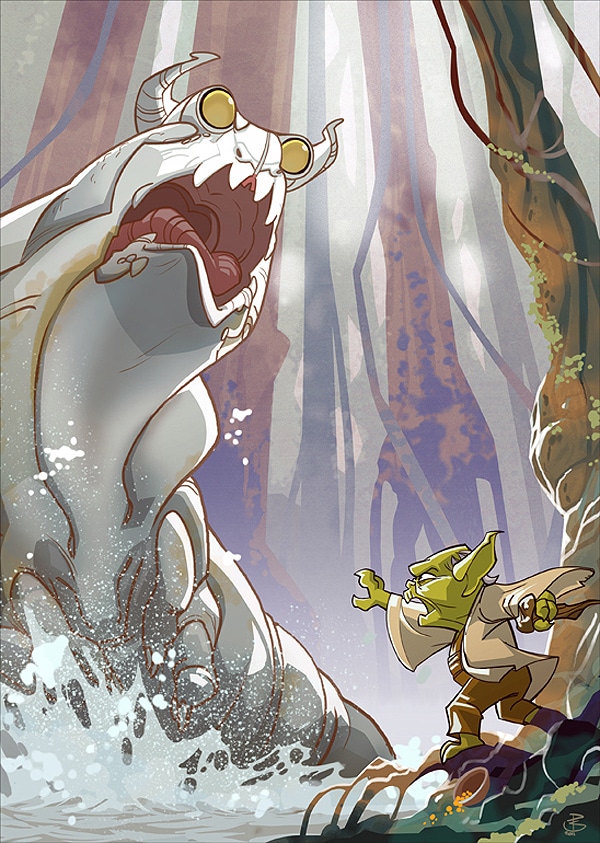 star-wars-luke-art star-wars-cartoon-art