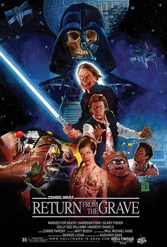 star-wars-zombie-posters hollywood-is-dead-movie-posters