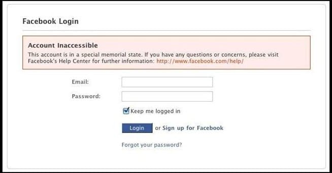 facebook-memorialization-request-form get-someones-facebook-shut-down