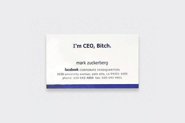 Famous Business Cards Collection