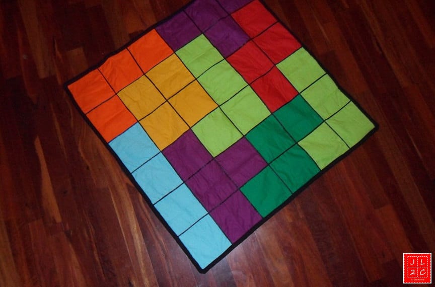 geek-baby-quilt-blankets tetris-baby-blankets-quilt