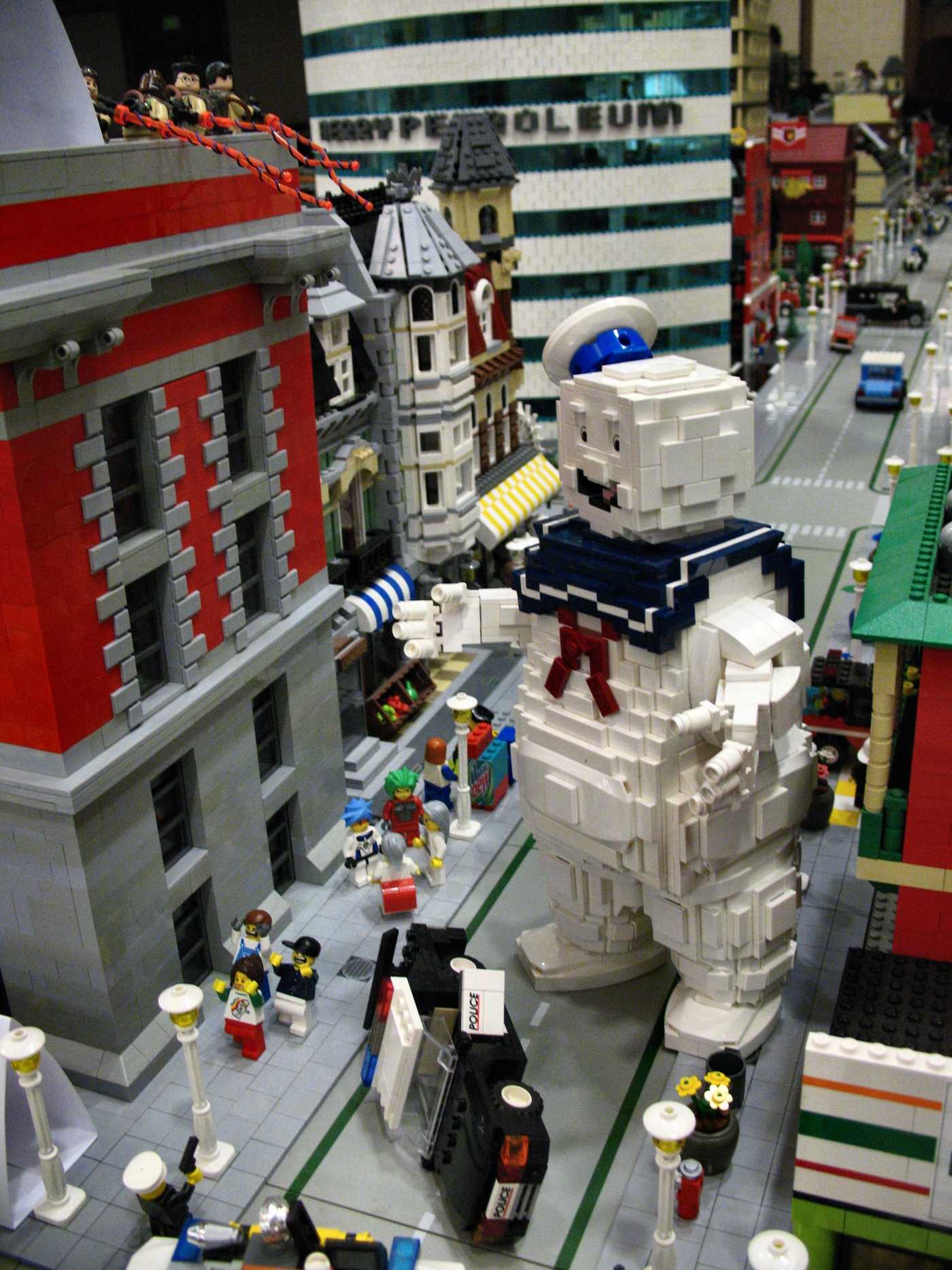 ghostbusters-recreated-in-lego ghostbusters-movie-scene-in-lego