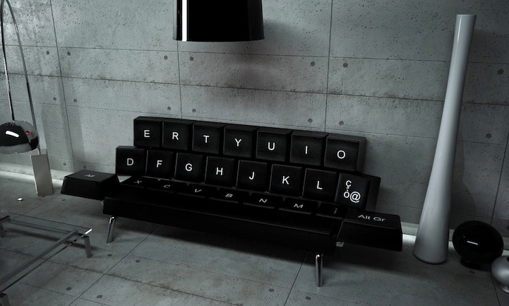 QWERTY-keyboard-couch-sofa-design