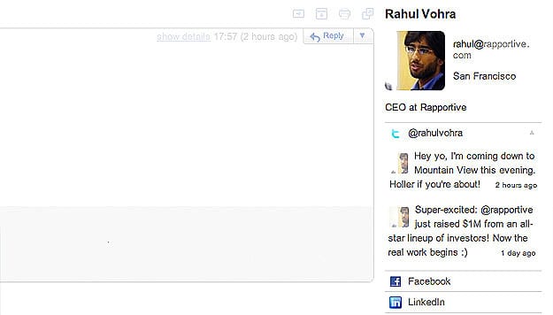 rapportive-looks-in-gmail-interface