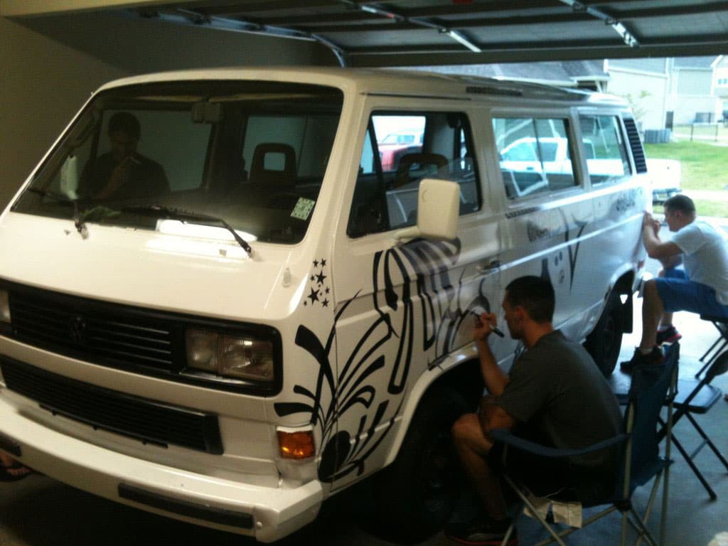 sharpie-marker-volkswagon-van sharpie-art-marker-volkswagon-van