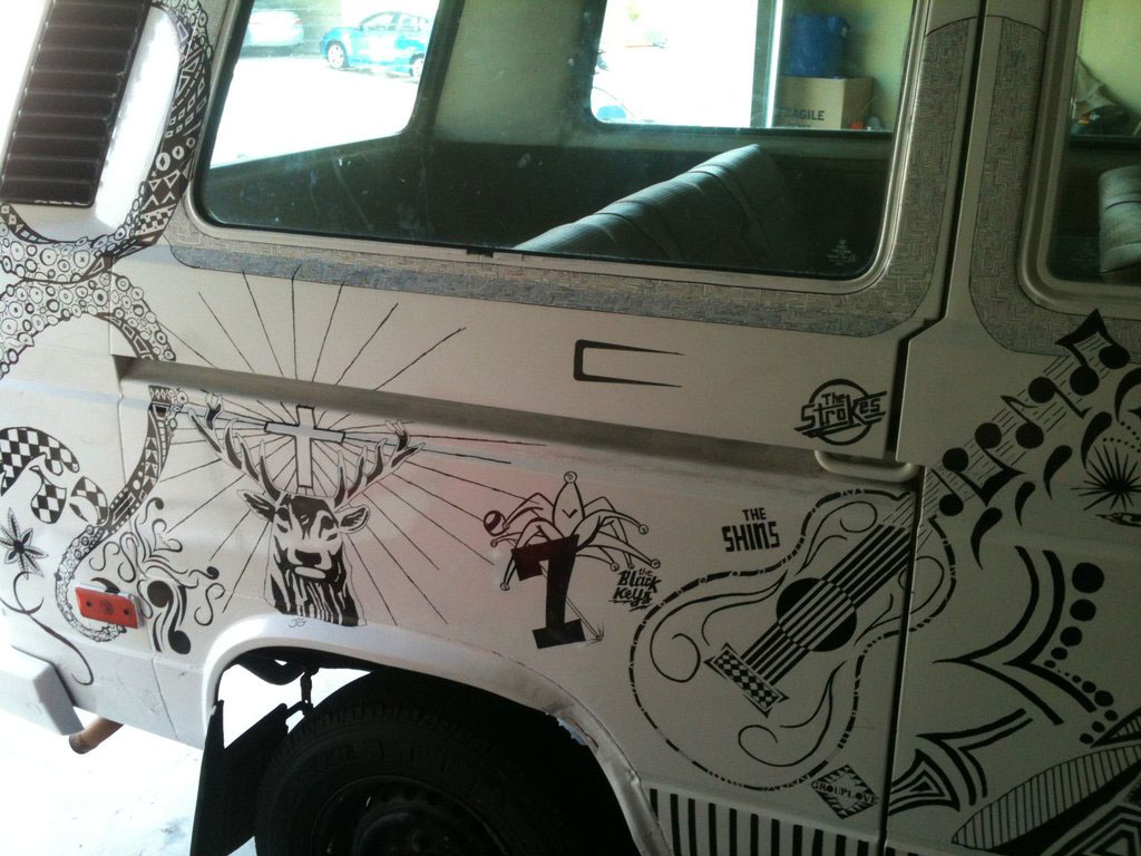 sharpie-marker-volkswagon-van sharpie-art-marker-volkswagon-van