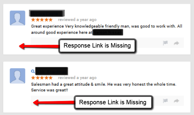 Unable Respond to Google Reviews