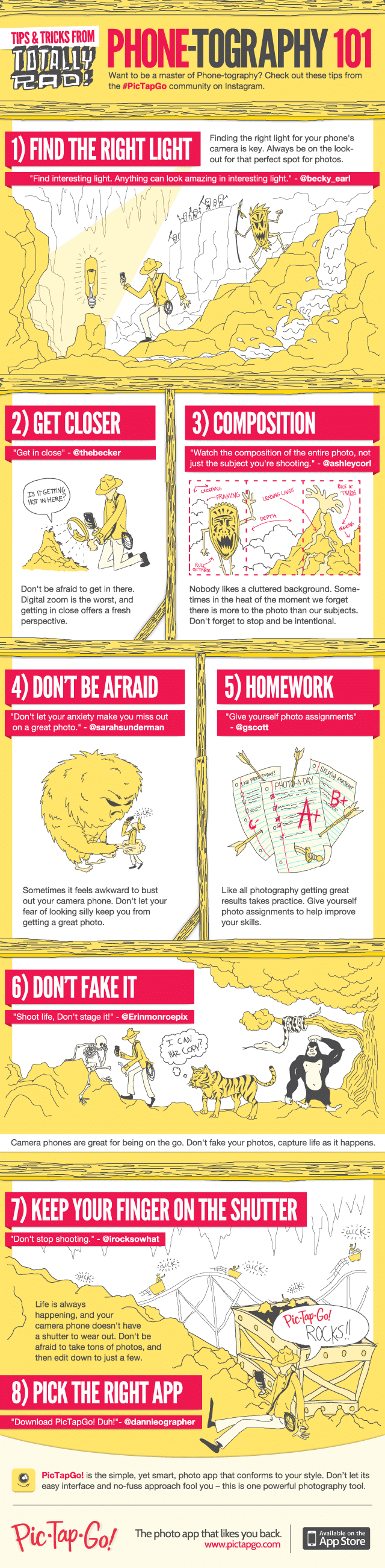 8 Mobile Photography Tips Infographic 8 Mobile Photography Tips Infographic