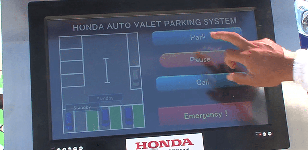 Honda Valet Parking System