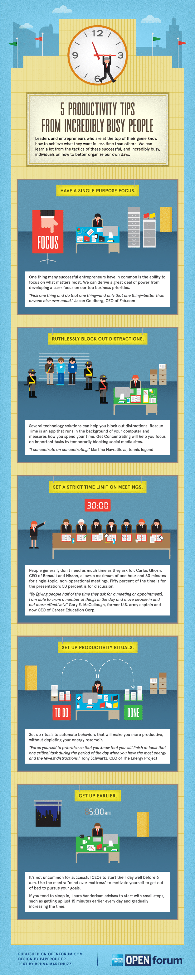 Productive Peoples Productivity Tips Infographic Productive Peoples Productivity Tips Infographic