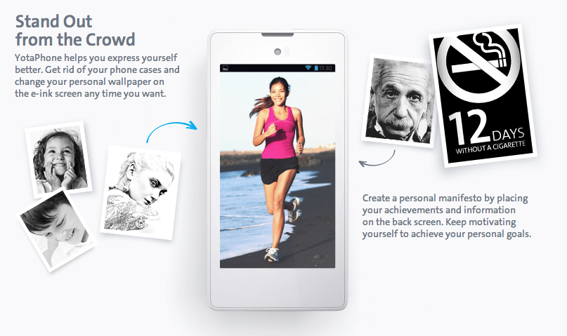 YotaPhone Doubled SIded Smartphone YotaPhone Doubled SIded Smartphone