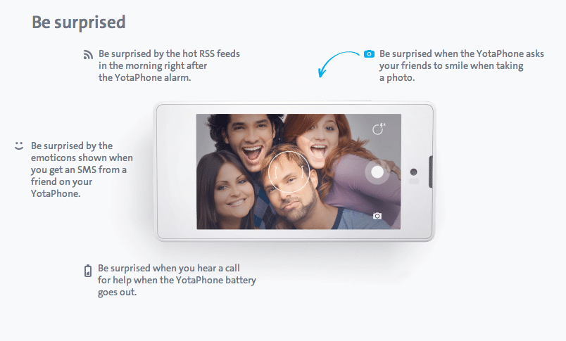 YotaPhone Doubled SIded Smartphone YotaPhone Doubled SIded Smartphone