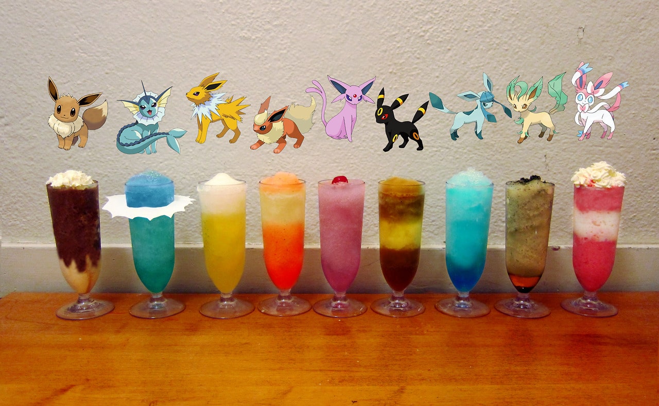 pokemon-characters-colorful-cocktails pokemon-characters-colorful-mixed-drinks