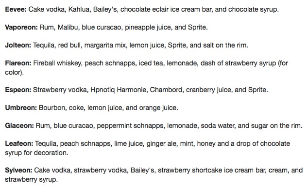 pokemon-inspired-mixed-drinks pokemon-inspired-mixed-drinks