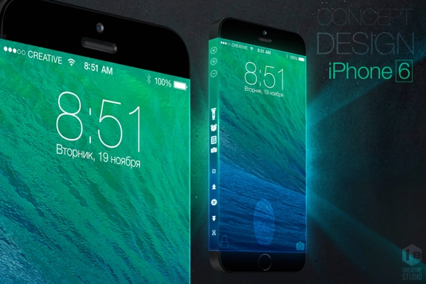 Three-Sided iPhone 6 Concept Three-Sided iPhone 6 Concept