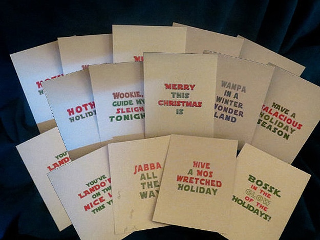 Star Wars Christmas Cards Star Wars Christmas Cards