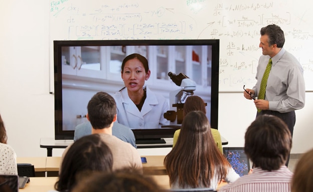 Video Conferencing In Classroom