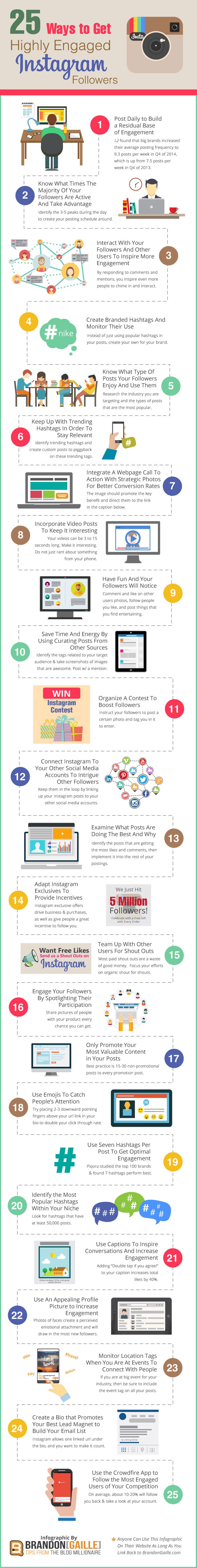 Get Engaging Instagram Followers Infographic