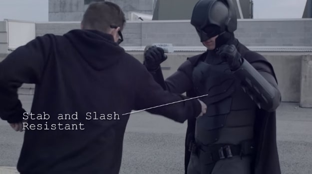Real Batman Suit Stab Proof