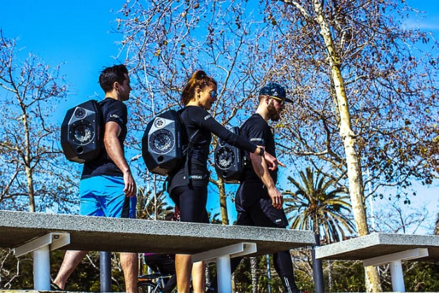 BeatBringer Boombox Backpack Player