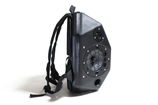 BeatBringer Boombox Backpack Player