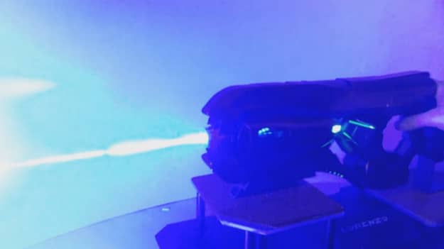 High Power Laser Halo Weapon