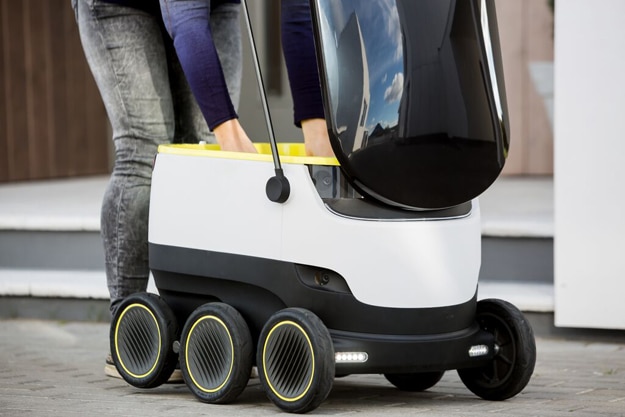 Pizza-Delivering Autonomous Robots